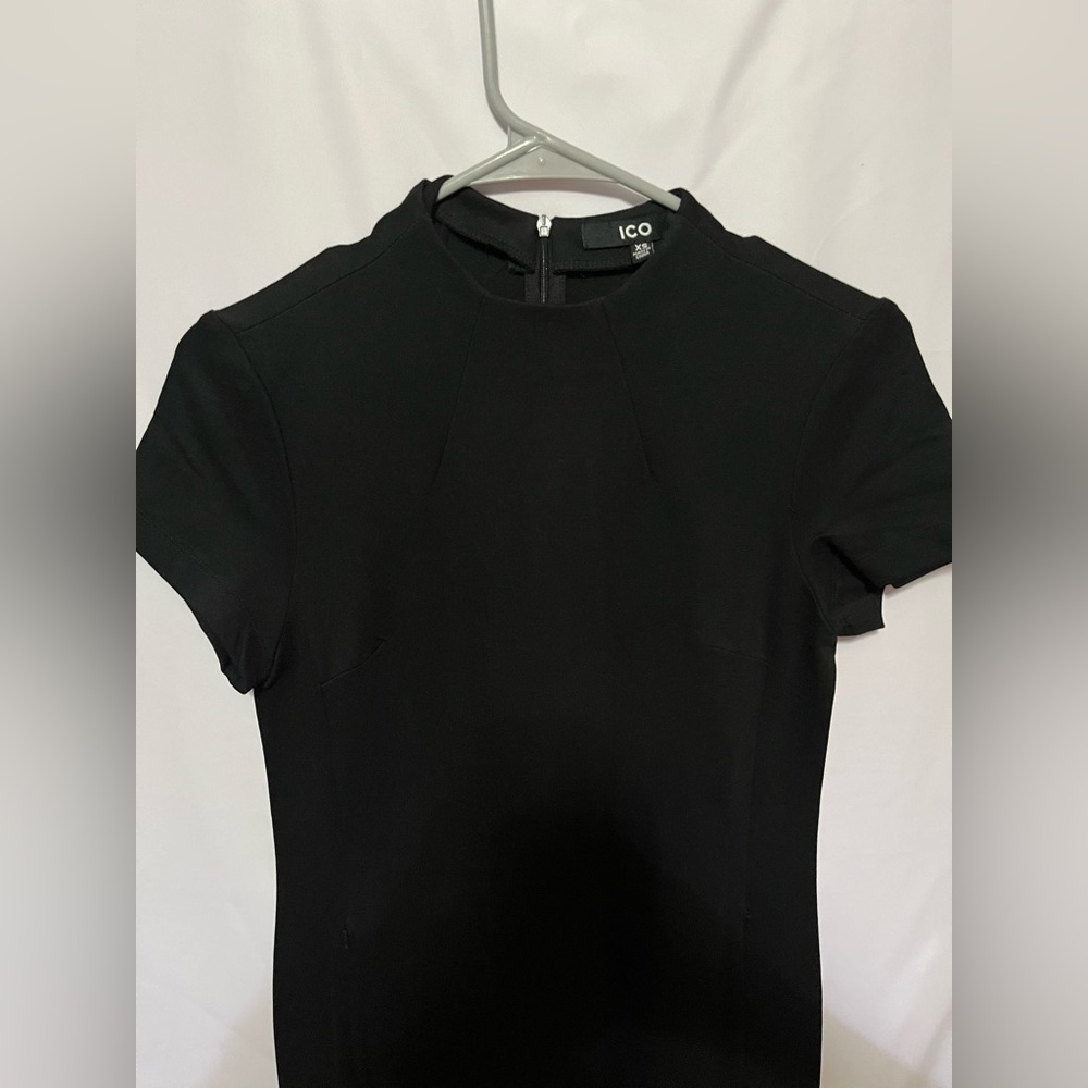 Black Short Sleeve Dress